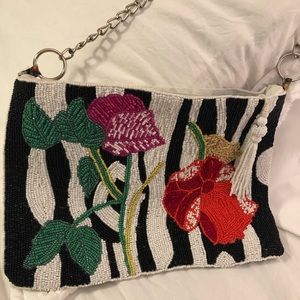Boho beaded purse by Giacomo Cinque